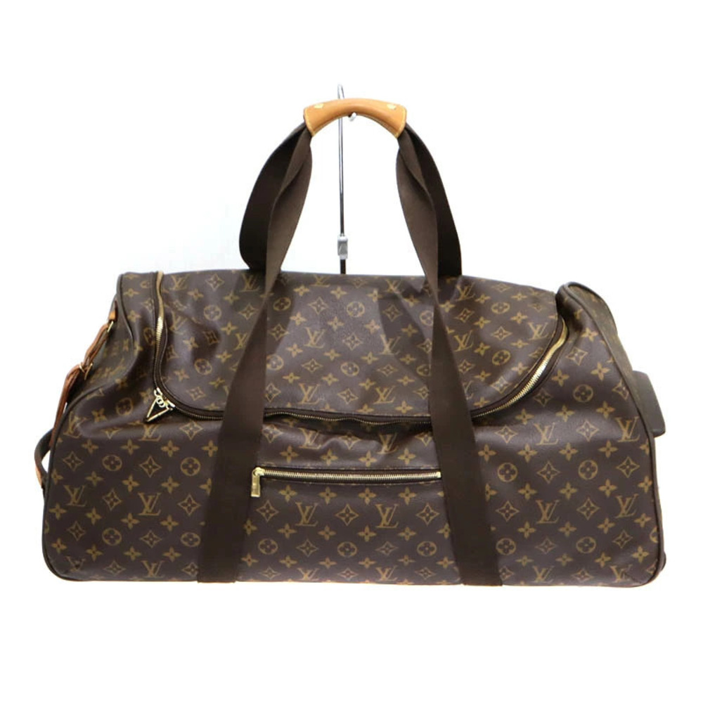 Louis Vuitton Neo Eole Monogram Carry Case Top Handle Bag Canvas Leather Brown
